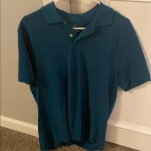 Jcrew pique polo - medium, teal